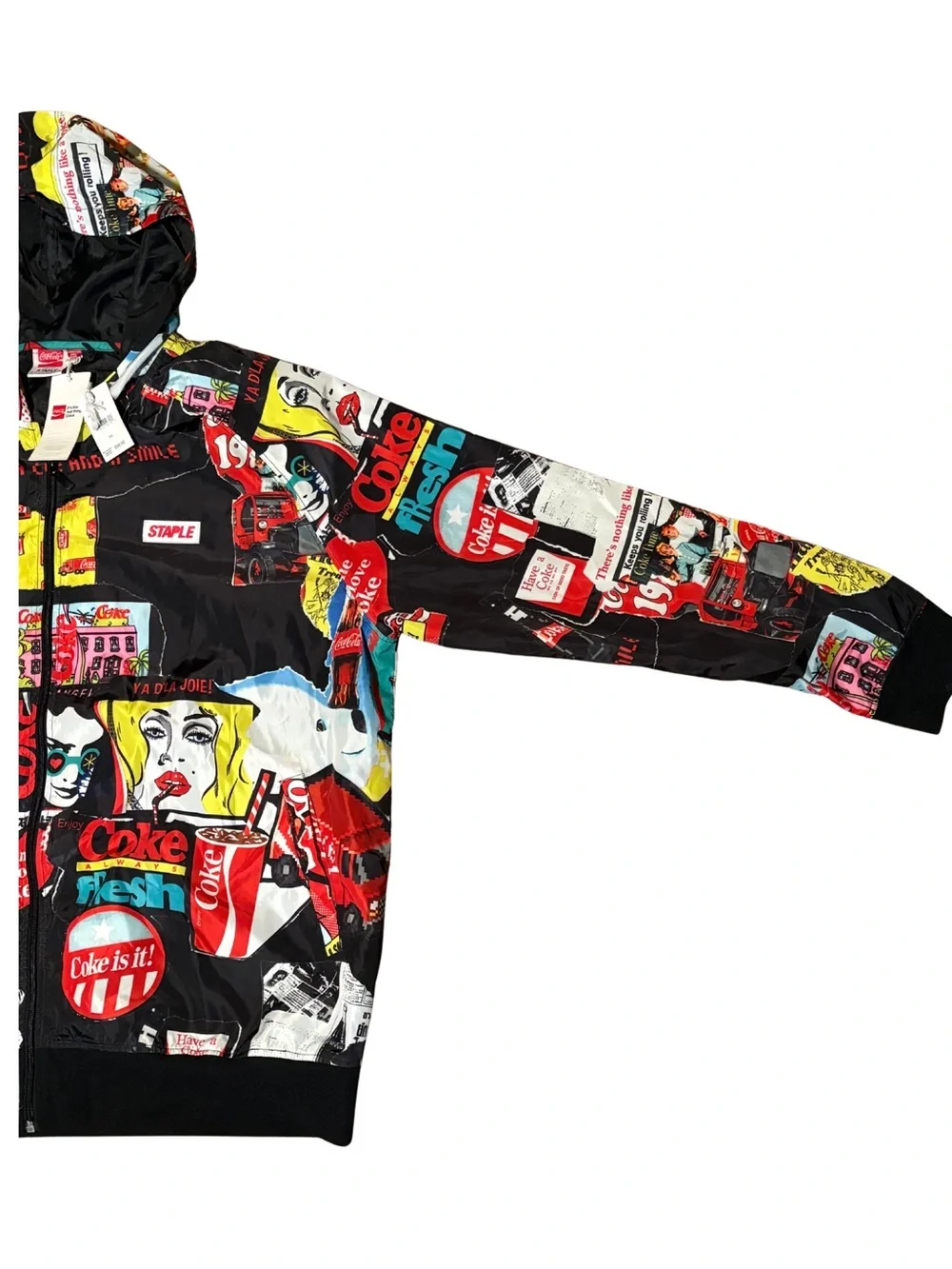 Coca Cola x Staple Collab windbreaker NWT 3XL